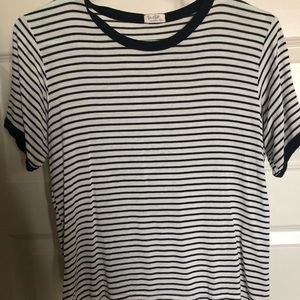 Dark navy striped shirt